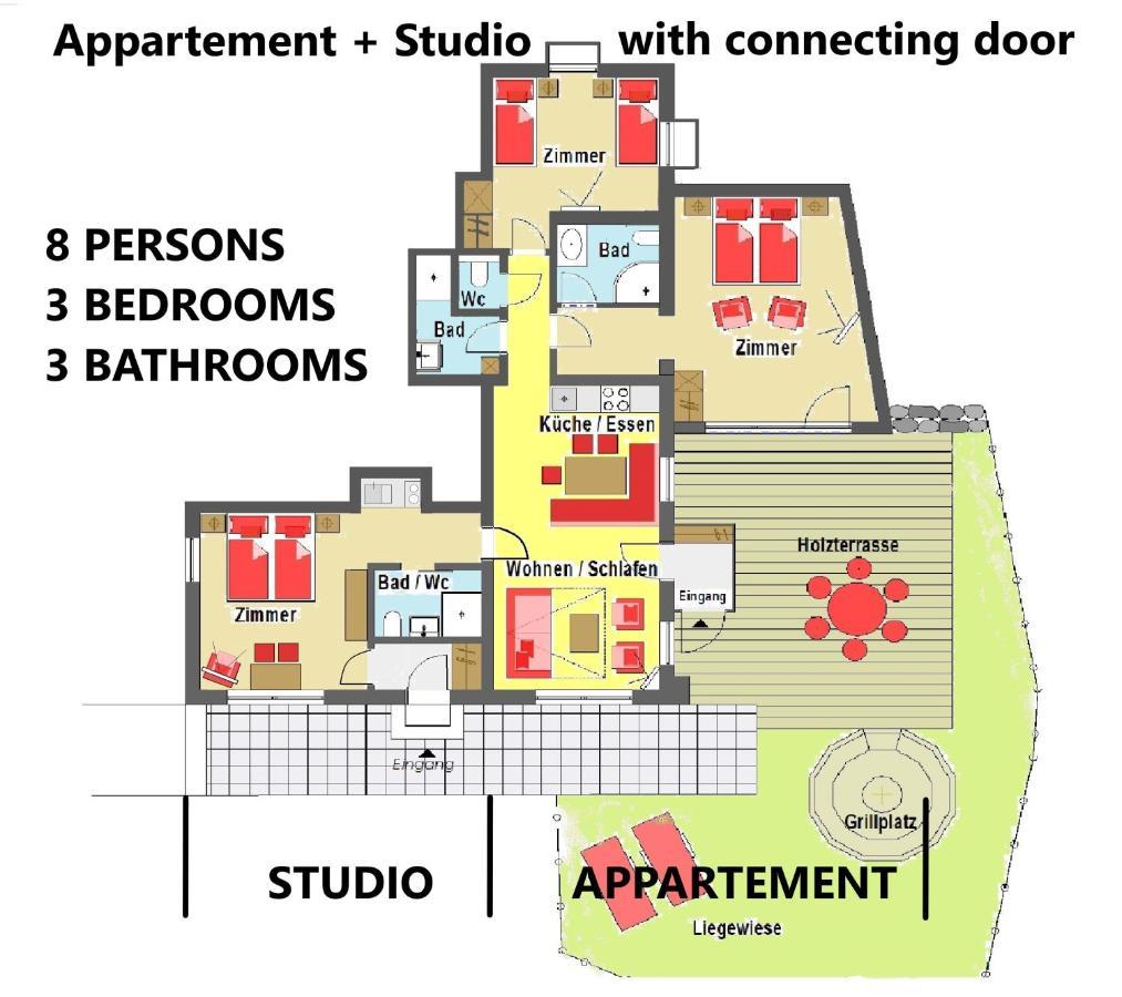 Appartement Anneke นีเดิร์นซิลล์ ภายนอก รูปภาพ